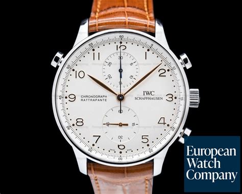 iwc 3712 portuguese chronograph rattrapante|iwc rattrapante watch.